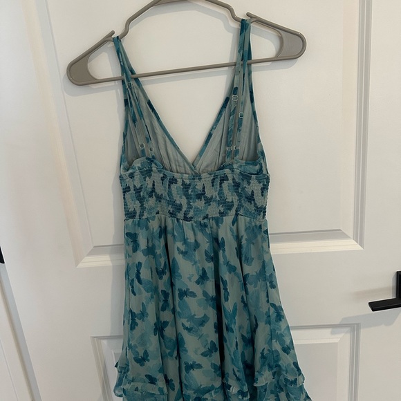 Blue Floral Dress - Picture 6 of 8